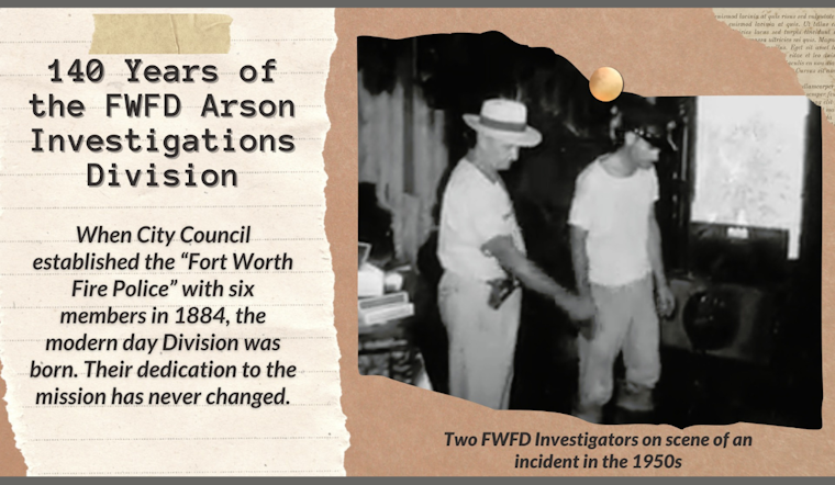 Fort Worth Celebrates 140 Years of Diligence with Anniversary of Arson Investigation Division