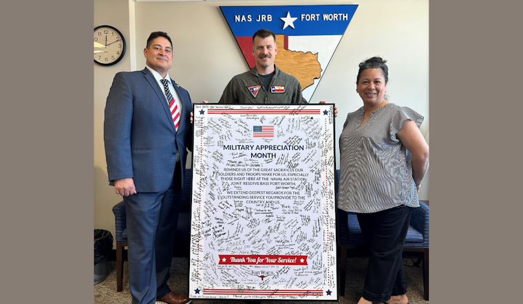 Fort Worth Honors Military Heroes with Texas-Sized Thank You and City Hall Tribute