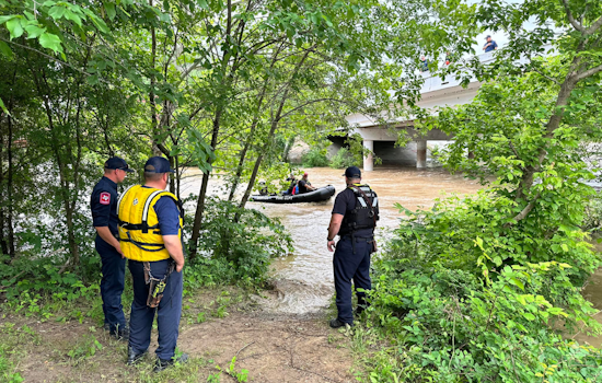 Foursome Rescued from Swells of Hickory Creek as Denton Officials Issue Flood Safety Warning