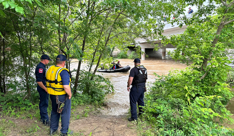 Foursome Rescued from Swells of Hickory Creek as Denton Officials Issue Flood Safety Warning