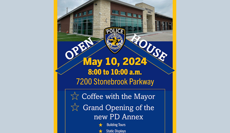 Frisco Celebrates New Police Annex with Coffee with the Mayor and Tours