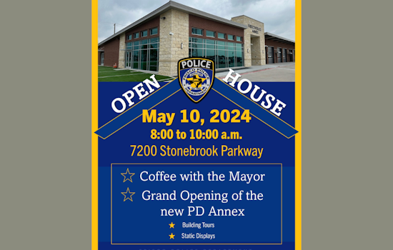 Frisco Police Department Invites Community to 'Coffee with the Mayor' at New FPD Annex Opening