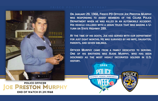 Frisco Police Honor Fallen Officer on Peace Officers Memorial Day, Recalling the Legacy of Dedication and Sacrifice