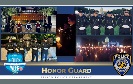 Frisco Police Honor Guard Joins National Tribute at Capitol During Police Week