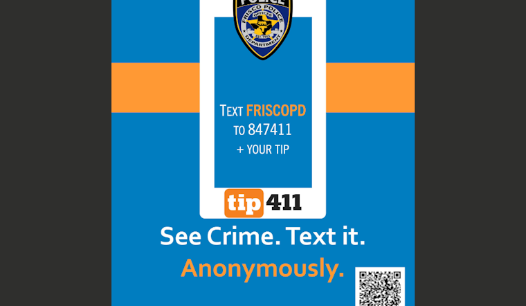 Frisco Police Launch Anonymous SMS Reporting System in a Digital Leap for Community Safety