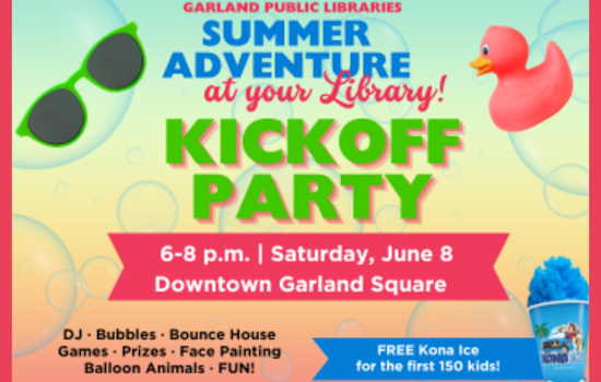 Garland Kicks Off Summer With Free Fun: DJ, Bubbles, Bounce Houses and Snow Cones Await at City Square Event