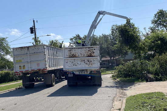 Garland Sanitation Department Calls for Community Aid in Post-Storm Cleanup Efforts