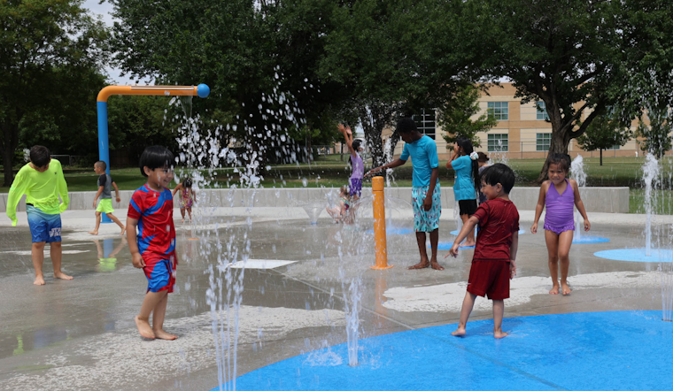 Garland's Splash Pads Open for the Season, City Cautions Possible Closures