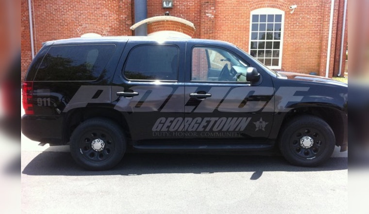 Georgetown Police Apprehend Burglary Suspect After Foot Chase and K9 Unit Assistance