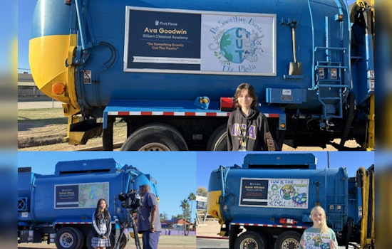 Gilbert Young Artists Win Recognition for Sustainability-Themed Drawings on Waste Vehicles