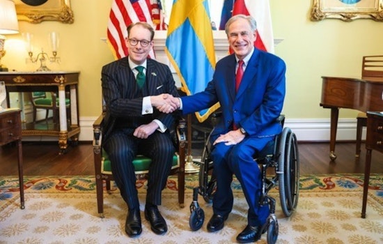 Governor Abbott and Swedish Foreign Minister Billström Discuss Aerospace and Economic Alliances in Austin