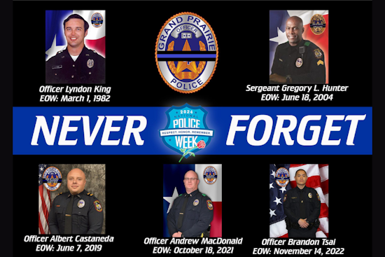 Grand Prairie Honors Fallen Heroes for National Peace Officers Memorial Day