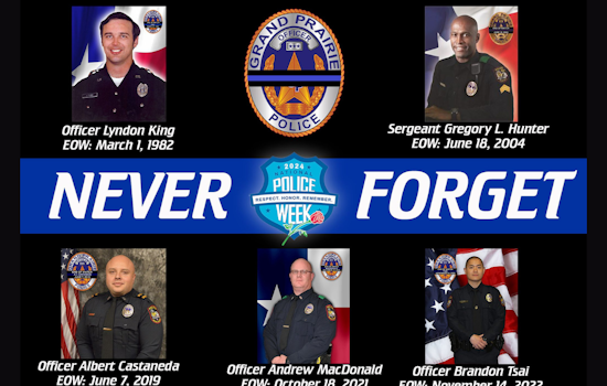 Grand Prairie Honors Fallen Heroes for National Peace Officers Memorial Day