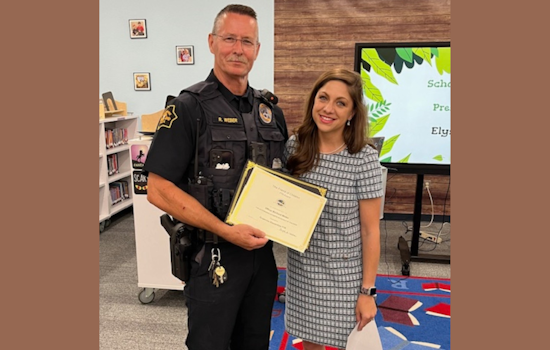 Grapevine Elementary PTA Honors SRO Richard Weber with Friend of Children Award