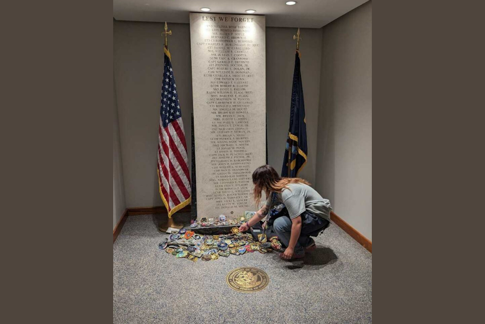 Grapevine, Texas Police Honor Fallen Heroes at Pentagon's Navy Reflection Room During National Police Week