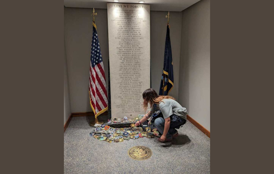 Grapevine, Texas Police Honor Fallen Heroes at Pentagon's Navy Reflection Room During National Police Week
