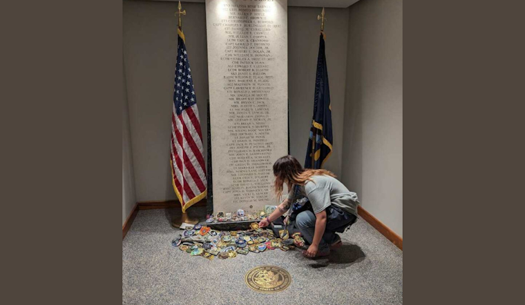 Grapevine, Texas Police Honor Fallen Heroes at Pentagon's Navy Reflection Room During National Police Week