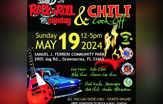 Greenacres' Firefighters Serve Up Spicy Chili for Charity at 2nd Annual Cook-Off