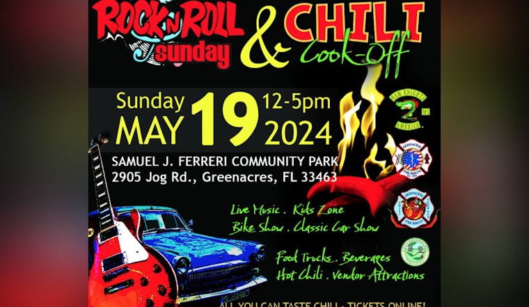 Greenacres' Firefighters Serve Up Spicy Chili for Charity at 2nd Annual Cook-Off
