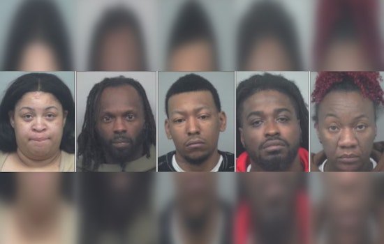 Gwinnett County Police Arrest Five Linked to Stolen Car, Firearm, and Drugs in Duluth