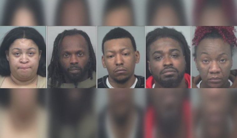 Gwinnett County Police Arrest Five Linked to Stolen Car, Firearm, and Drugs in Duluth