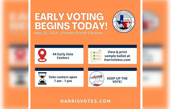 Harris County Voters Push Through Storm Aftermath to Participate in Early Primary Runoff Elections