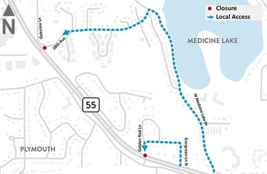 Highway 55 Detours in Plymouth, MN, MnDOT Announces Closure and Alternate Routes