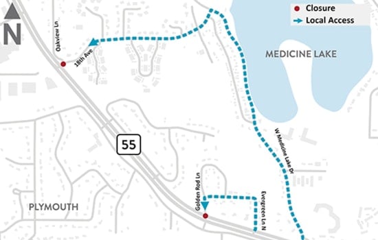 Highway 55 Detours in Plymouth, MN, MnDOT Announces Closure and Alternate Routes