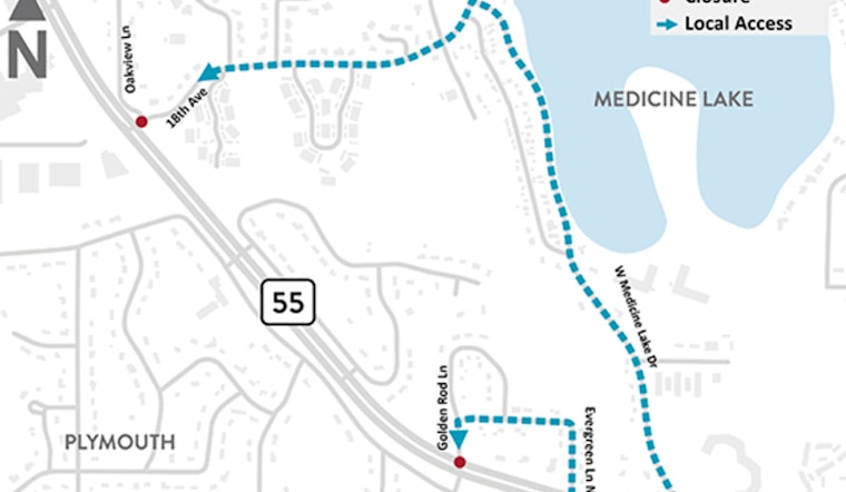 Highway 55 Detours in Plymouth, MN, MnDOT Announces Closure and Alternate Routes