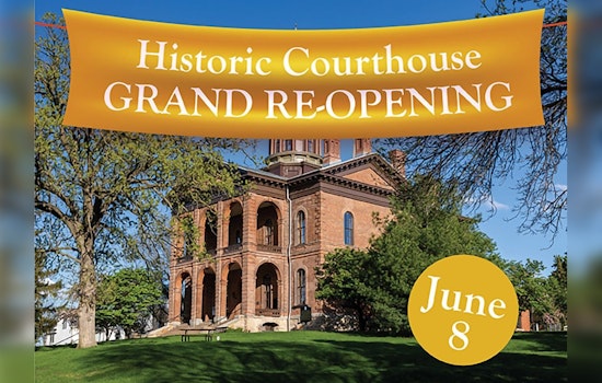Historic Courthouse in Washington County Reopens After Renovations with Celebratory Ribbon-Cutting