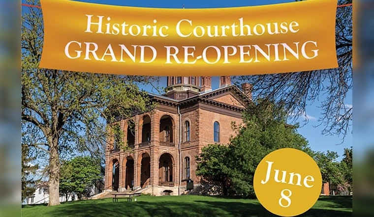 Historic Courthouse in Washington County Reopens After Renovations with Celebratory Ribbon-Cutting