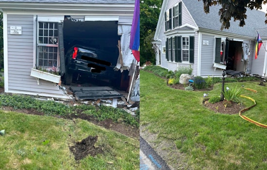 Historic Norwell Home Damaged as Truck Crashes Through Living Room, Driver Faces OUI Charge