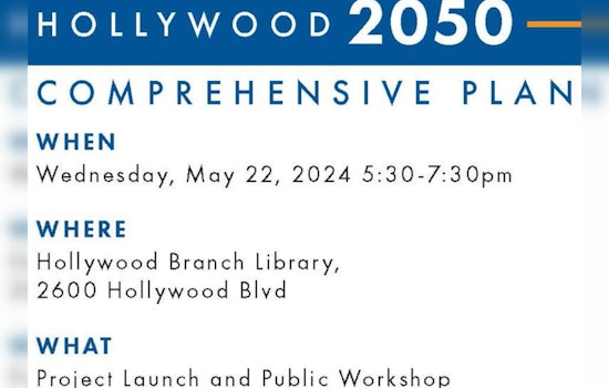 Hollywood, Florida Embarks on Comprehensive Plan Update for Vision 2050, Invites Public Engagement