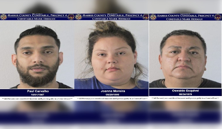 Houston Constables Seize $18K in Raid on Illegal Gambling Operation, Three Charged