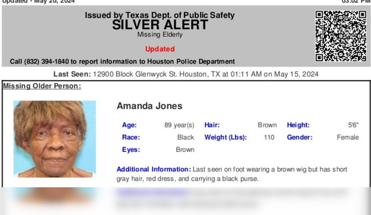 Houston Police and Community Mobilize in Search for 89-Year-Old Woman with Dementia
