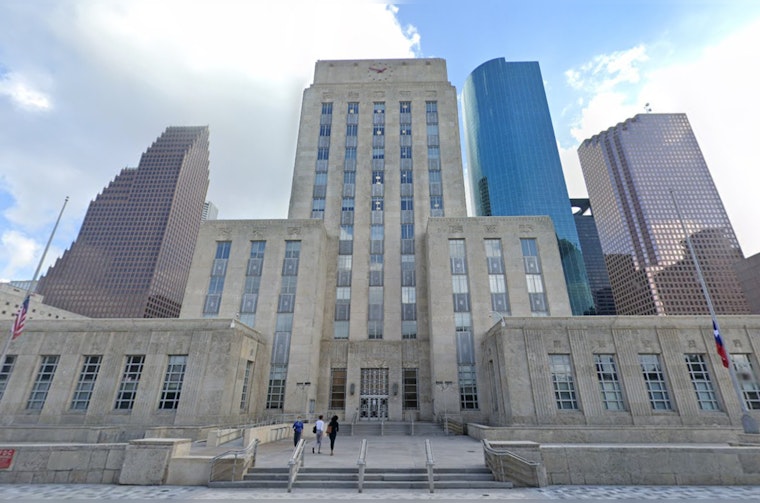 Houston Protesters Rally at City Hall Against Texas' SB4 on International Workers' Day