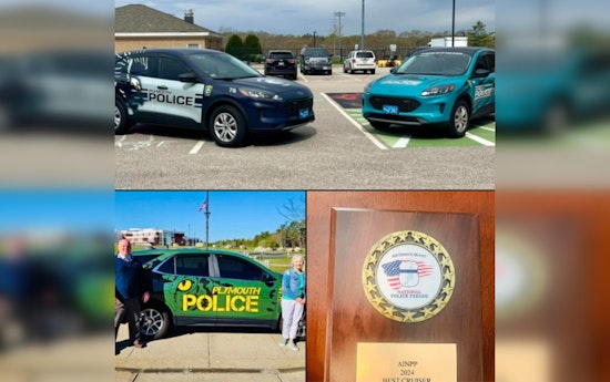 In a Spirited Showcase, Plymouth Police Crowned for Best Cruisers at Aquidneck Island National Police Parade