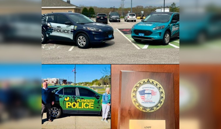 In a Spirited Showcase, Plymouth Police Crowned for Best Cruisers at Aquidneck Island National Police Parade