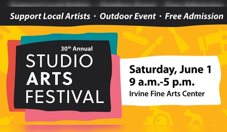 Irvine Fine Arts Center Celebrates 30 Years with Annual Studio Arts Festival on June 1