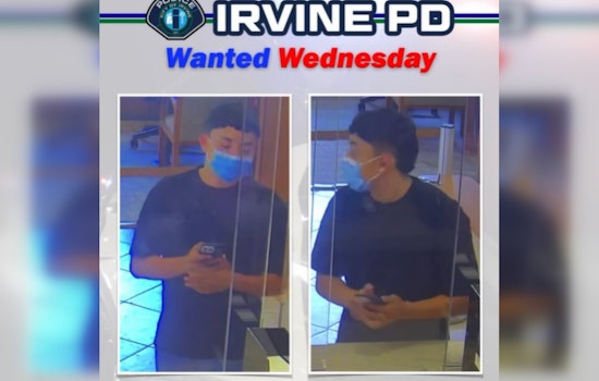 Irvine Police Seek Public's Assistance in Identifying Suspect in Theft of Jewelry and Check Cashing Attempt