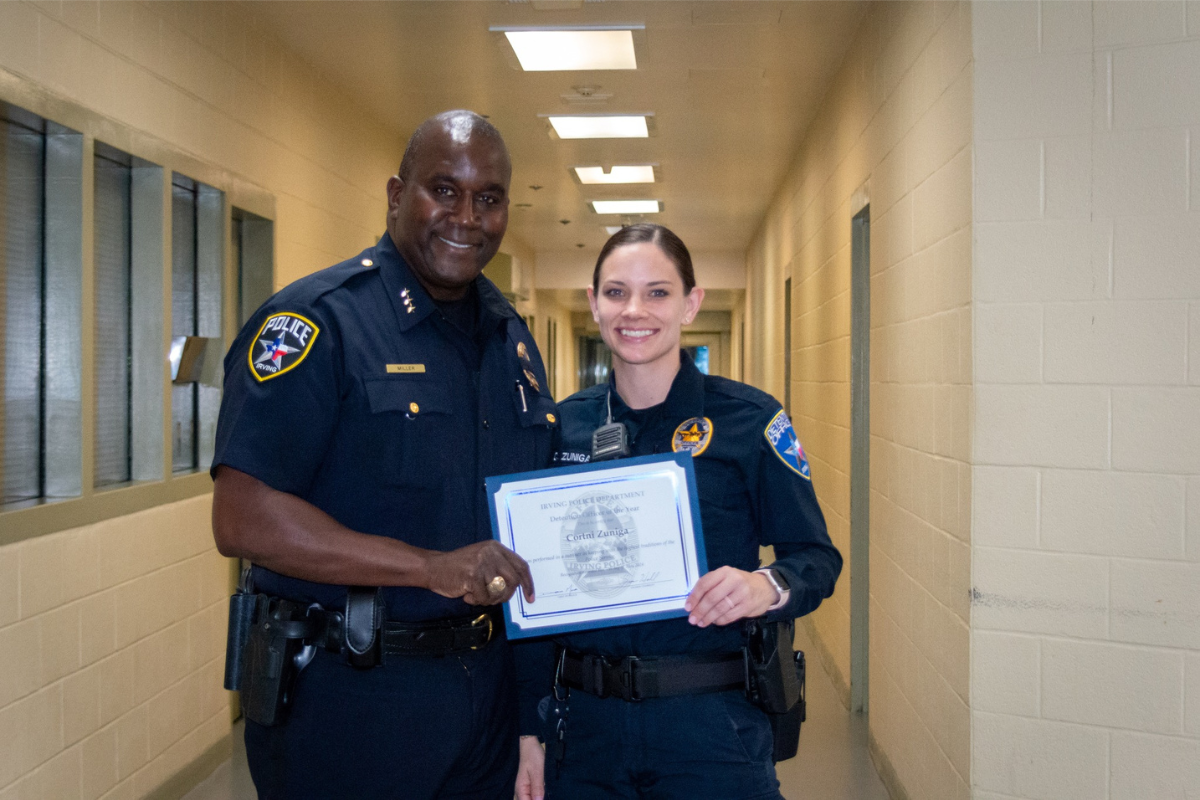 Irving Police Department Honors Detention Staff During National