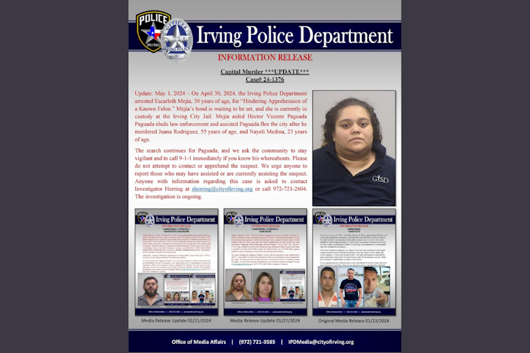 Irving Police Seek Community Help to Solve January Homicide, Perpetrator Still at Large