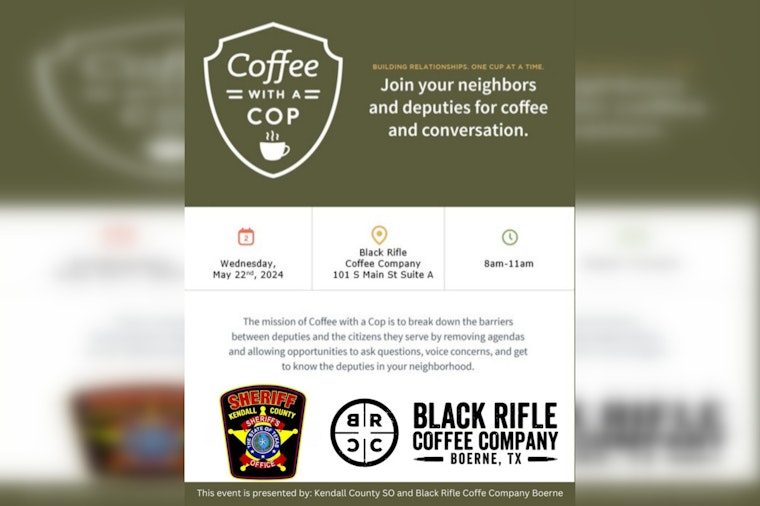 Kendall County Sheriff's Office Brews Community Bonds with 'Coffee with a Cop' Initiative