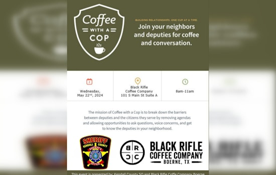 Kendall County Sheriff's Office Brews Community Bonds with 'Coffee with a Cop' Initiative