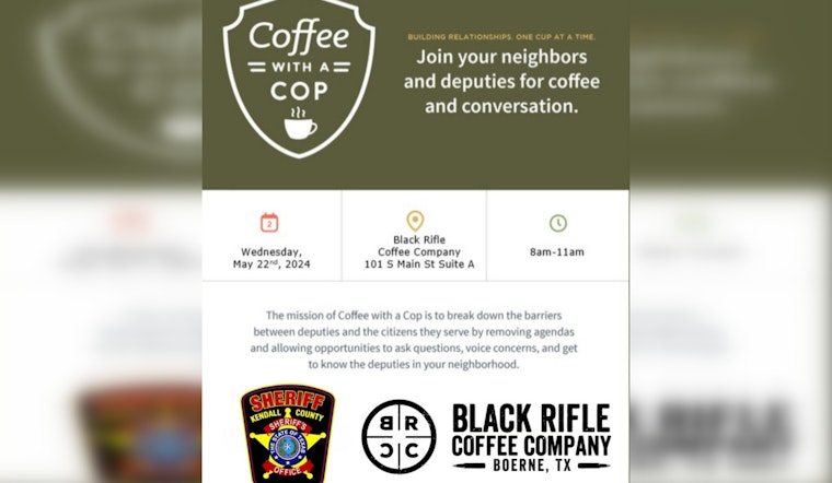 Kendall County Sheriff's Office Brews Community Bonds with 'Coffee with a Cop' Initiative
