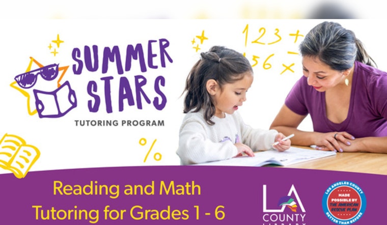 LA County Library Unveils Free 'Summer Stars' Tutoring Program to Boost Student Reading and Math Skills