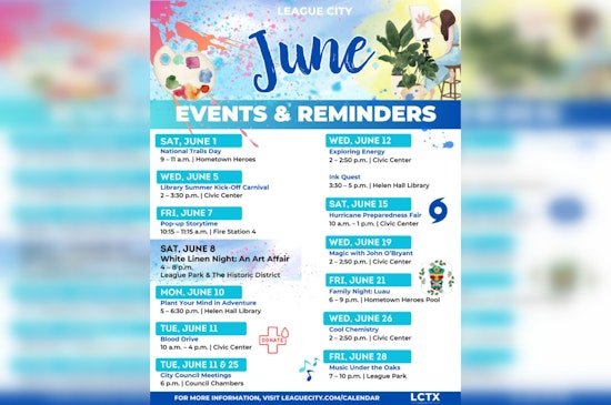 League City Enhances Civic Engagement with Monthly Digital Event Reminder on Facebook