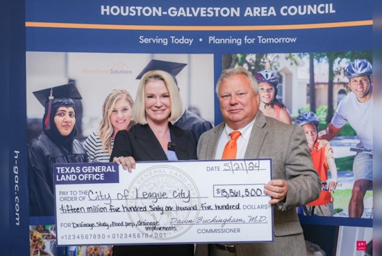 League City Receives $15.5M from Texas GLO for Flood Improvement Projects