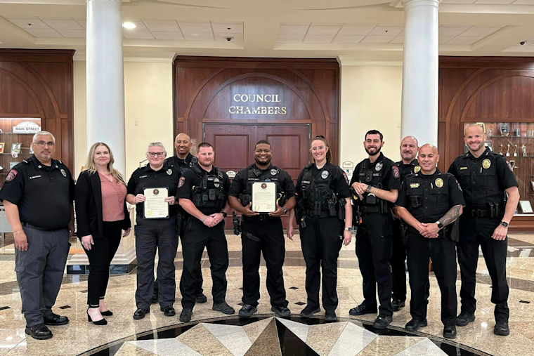 Lewisville Mayor Honors Police and Correctional Officers During National Observance Weeks at City Council Meeting