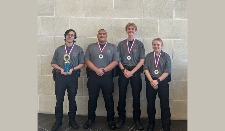 Lewisville Police Cadets Shine with Second-Place Finish at Davis Memorial Explorer Competition